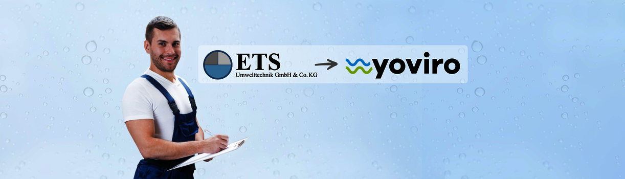 ETS Umwelttechnik GmbH & Co. KG gehört jetzt zur yoviro GmbH. ETS Umwelttechnik GmbH & Co. KG gehört jetzt zur yoviro GmbH.